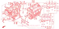BLOC CYLINDRES pour Honda GL 1500 GOLD WING SE de 1999