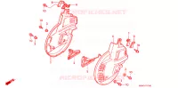 CACHES DISQUES pour Honda GL 1500 GOLD WING SE de 1999