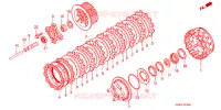 EMBRAYAGE pour Honda GL 1500 GOLD WING SE de 1999