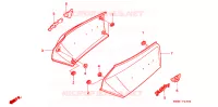 COUVERCLES LATERAUX pour Honda GL 1500 GOLD WING INTERSTATE de 1996