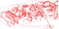 COMPTEUR pour Honda GL 1500 GOLD WING SE de 1994