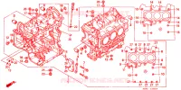 BLOC CYLINDRES pour Honda GL 1500 GOLD WING SE de 1997