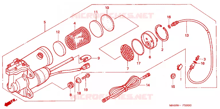 POMPE A AIR Honda MOTO 1500 GOLD-WING 1998  GL1500SEW