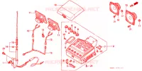 RADIO pour Honda GL 1500 GOLD WING SE de 1998
