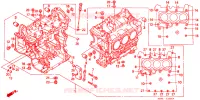 BLOC CYLINDRES pour Honda GL 1500 GOLD WING SE de 2000