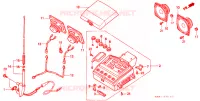 RADIO pour Honda GL 1500 GOLD WING SE de 2000