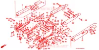 SILENCIEUX D'ECHAPPEMENT pour Honda GL 1500 GOLD WING SE de 2000