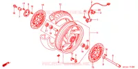 ROUE AVANT pour Honda GL 1800 GOLD WING de 2001