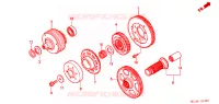 TRANSMISSION PRIMAIRE pour Honda GL 1800 GOLD WING de 2001