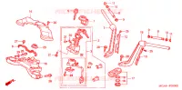 GUIDON   TE DE FOURCHE pour Honda GL 1800 GOLD WING de 2002