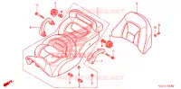 SELLE pour Honda GL 1800 GOLD WING NAVI de 2006