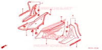 COUVERCLES LATERAUX pour Honda GL 1800 GOLD WING ABS NAVI de 2006