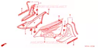 COUVERCLES LATERAUX pour Honda GL 1800 GOLD WING ABS NAVI AIRBAG de 2006