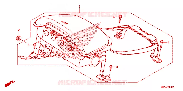 MODULE AIRBAG Honda MOTO 1800 GOLD-WING 2009  GL18009