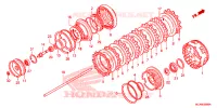 EMBRAYAGE pour Honda GL 1800 GOLD WING NAVI de 2012