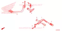 PEDALE pour Honda GL 1800 GOLD WING ABS AIRBAG NAVI de 2012