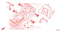 SELLE pour Honda GL 1800 GOLD WING ABS AIRBAG NAVI de 2012