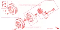 ALTERNATEUR pour Honda LEAD 50 de 1992