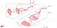 CLIGNOTANT AVANT pour Honda LEAD 50 de 1992