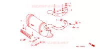 SILENCIEUX D'ECHAPPEMENT pour Honda LEAD 50 de 1992
