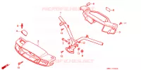 GUIDON   CARENAGE pour Honda LEAD 50 BLUE de 1993