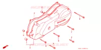 COUVERCLE GAUCHE pour Honda SY 50 PAL de 1990