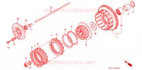 EMBRAYAGE pour Honda BIG ONE 1000 de 1993