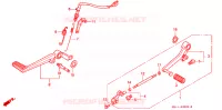 PEDALE pour Honda BIG ONE 1000 de 1993