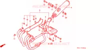 SILENCIEUX D'ECHAPPEMENT pour Honda BIG ONE 1000 de 1993