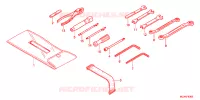 OUTIL pour Honda GL 1800 GOLD WING ABS STRIPED de 2017