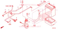 BATTERIE pour Honda FOURTRAX 500 FOREMAN RUBICON 4X4 AT IRS DCT de 2017