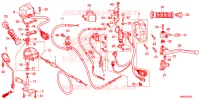 COMMODO   LEVIER   CABLE pour Honda FOURTRAX 500 FOREMAN RUBICON 4X4 AT IRS DCT de 2017