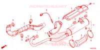 SILENCIEUX D'ECHAPPEMENT pour Honda FOURTRAX 500 FOREMAN RUBICON 4X4 AT IRS DCT de 2017