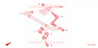 BARRE ANTI ROULIS pour Honda FOURTRAX 650 RINCON de 2005