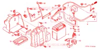 BATTERIE pour Honda FOURTRAX 650 RINCON de 2005