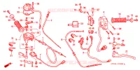 CABLES   COMMODOS   LEVIERS   POIGNEES pour Honda FOURTRAX 650 RINCON de 2005