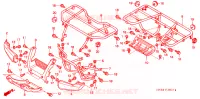 SUPPORT pour Honda FOURTRAX 650 RINCON de 2005