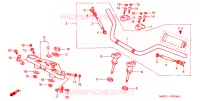 GUIDON   TE DE FOURCHE pour Honda VLX SHADOW 600 2 TONE de 2000
