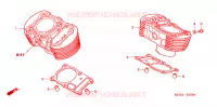 CYLINDRE pour Honda SHADOW VT 750 SPIRIT D de 2001