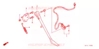 BEQUILLE pour Honda SHADOW VT 750 SPIRIT D de 2006