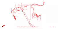 BEQUILLE pour Honda SHADOW VT 750 SPIRIT D de 2006