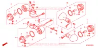 CLIGNOTANT pour Honda VTX 1300 C de 2004