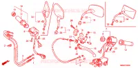 COMMODOS   POIGNEES   CABLES pour Honda VTX 1300 C de 2004