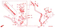 MAITRE CYLINDRE DE FREIN AVANT pour Honda VTX 1300 C de 2004