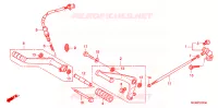 PEDALE pour Honda VTX 1300 C de 2004