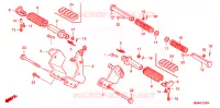 REPOSE PIED pour Honda VTX 1300 C de 2004