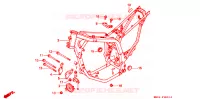 CADRE pour Honda TRANSALP 600 de 1989