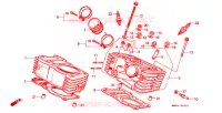 CYLINDRE pour Honda TRANSALP 600 de 1989
