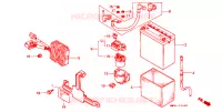 BATTERIE pour Honda TRANSALP 600 de 1990