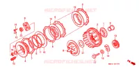 EMBRAYAGE pour Honda TRANSALP 600 de 1990